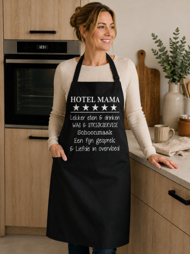  Keukenschort met grappige tekst bedrukt cadeau  